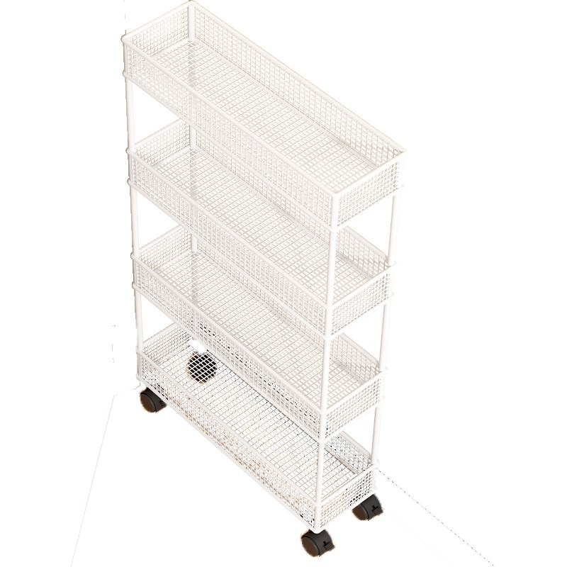 7K1夹缝置物架卫生间门后窄缝收纳柜极窄缝隙靠墙窄架.子浴室侧边