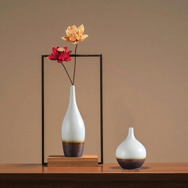 现代欧式新中式花器禅意陶瓷花瓶家居客厅别墅样板间装饰摆件花插,家居饰品,花瓶,淘宝优惠券,粉丝福利购,淘宝优惠卷