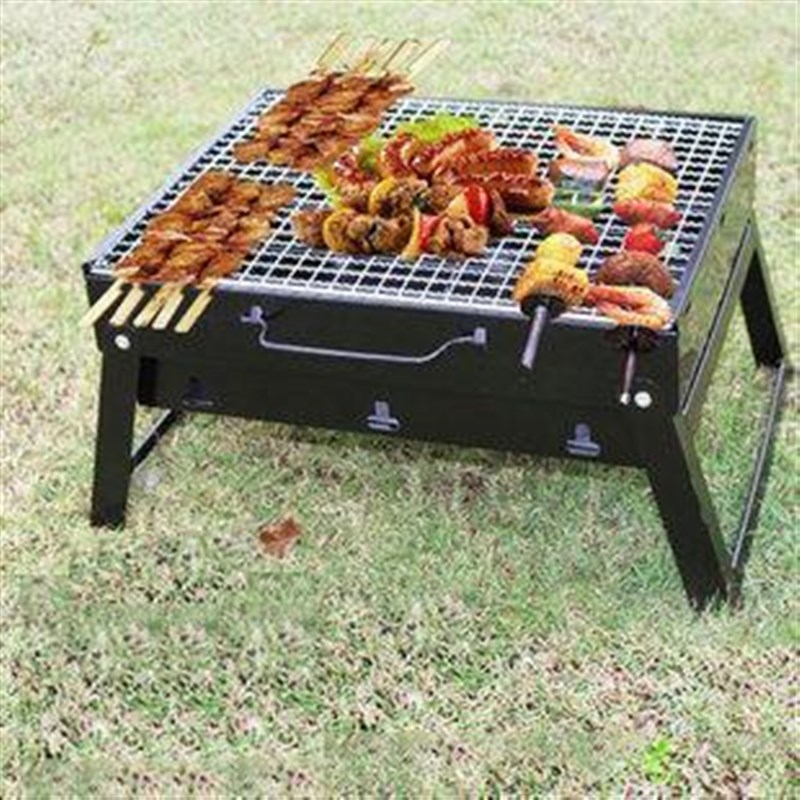 户外烧烤炉/便携式烧烤箱/木炭烧烤架/野外M烤炉烤架 烧烤折叠用