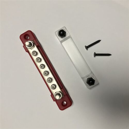 BB1912C-6Pk 2路4路6路10路12路汇线排底座带PC防尘盖子汇流排排