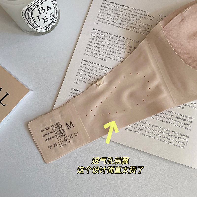 怪叔叔【王炸蹦迪不掉】夏季无肩带隐形内衣女无痕无钢圈抹胸文胸