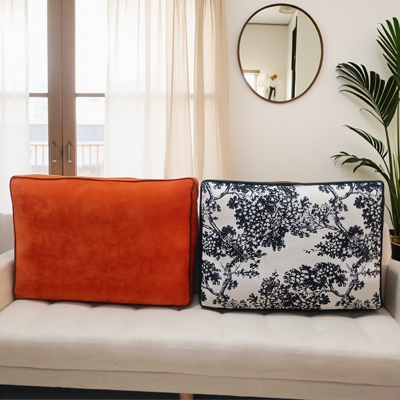 沙发立体靠垫飘窗榻榻米无床头软包靠枕抱枕靠背垫枕套定制长方体