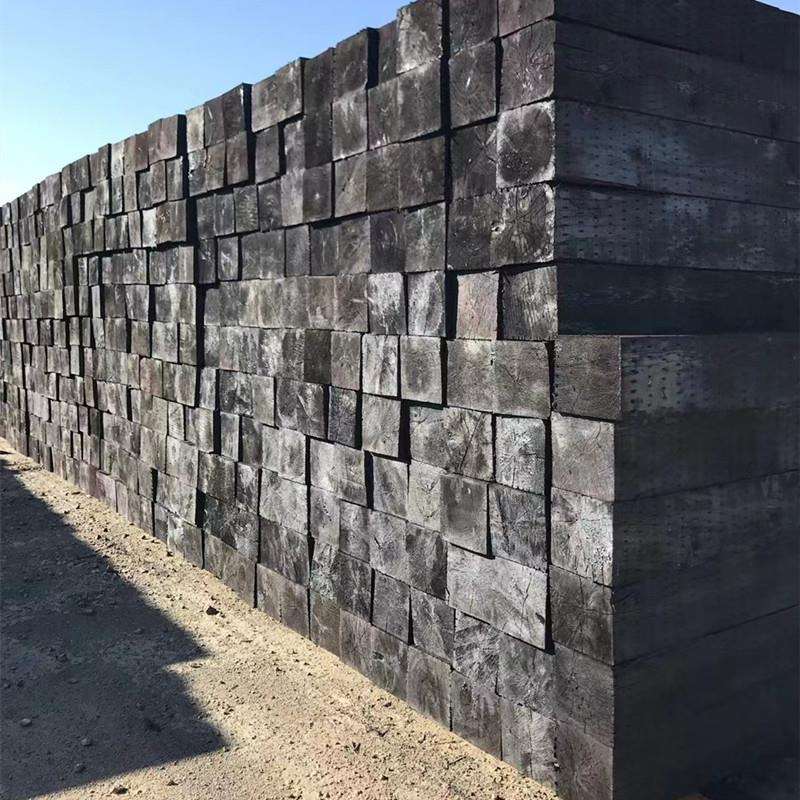 直供矿用油浸枕木 矿用道岔枕木 樟子松落叶松油浸枕木轨道用垫木