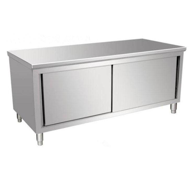 单通工作柜双通抽拉操作柜 台厨房储物碗柜 厨房砧板打荷台