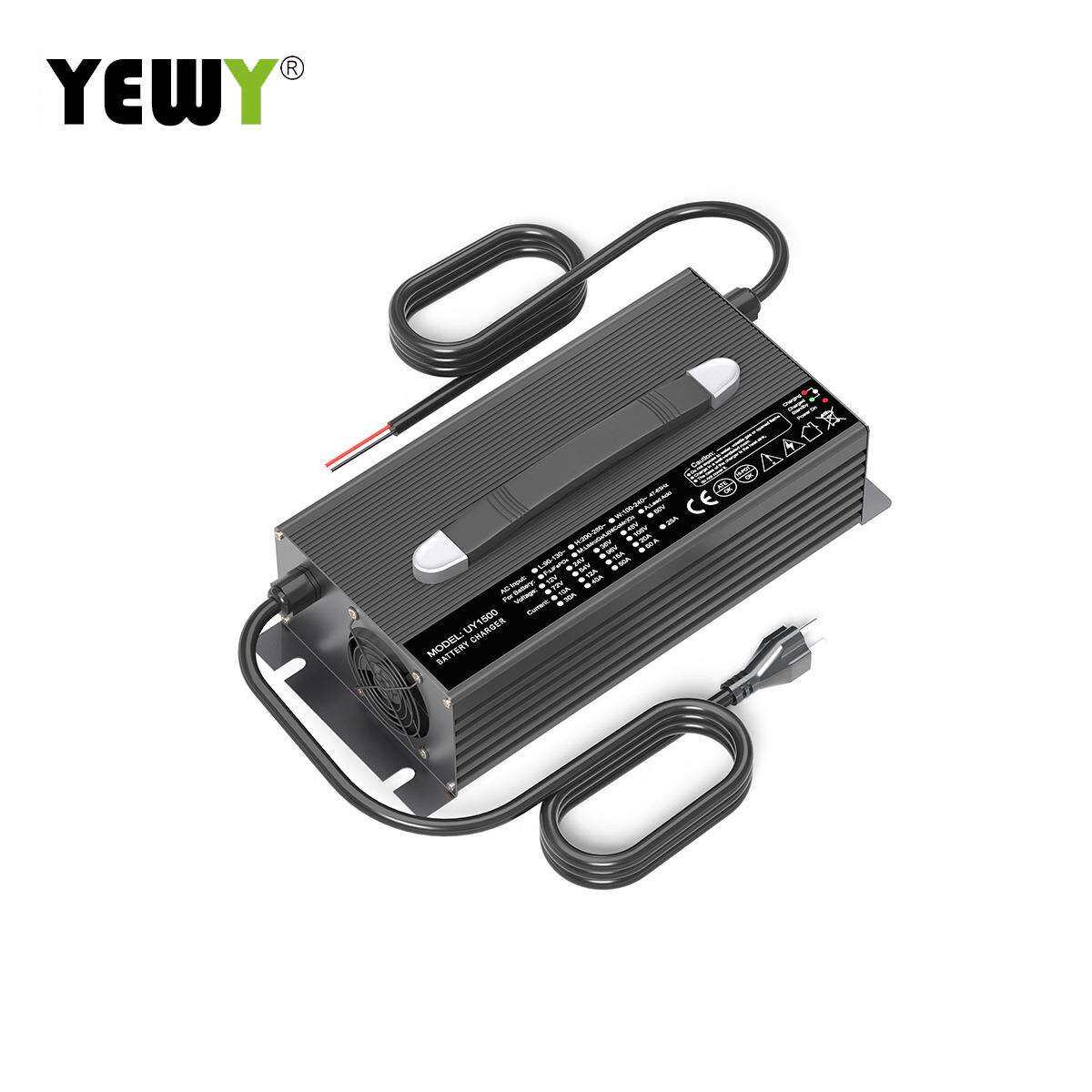 60V18A锂电铅酸电动摩托升降机户内外储能系统充电器