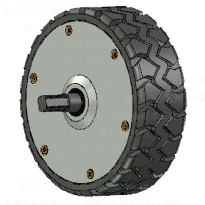 FomaTrade6寸半直流无刷轮毂电机双边轴露营车专用轮厂家深圳开发