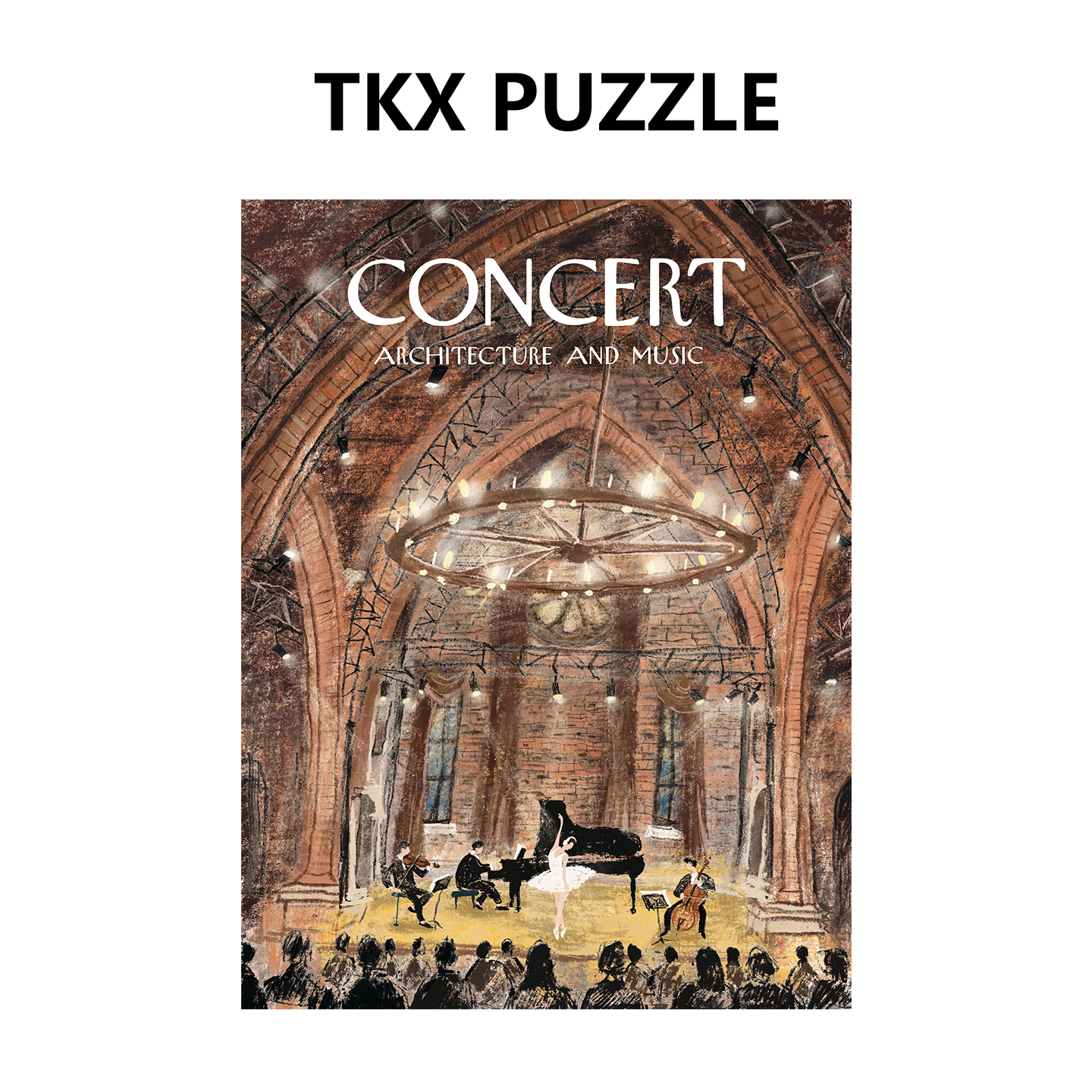 tkx建筑与音乐500片拼图异形拼片