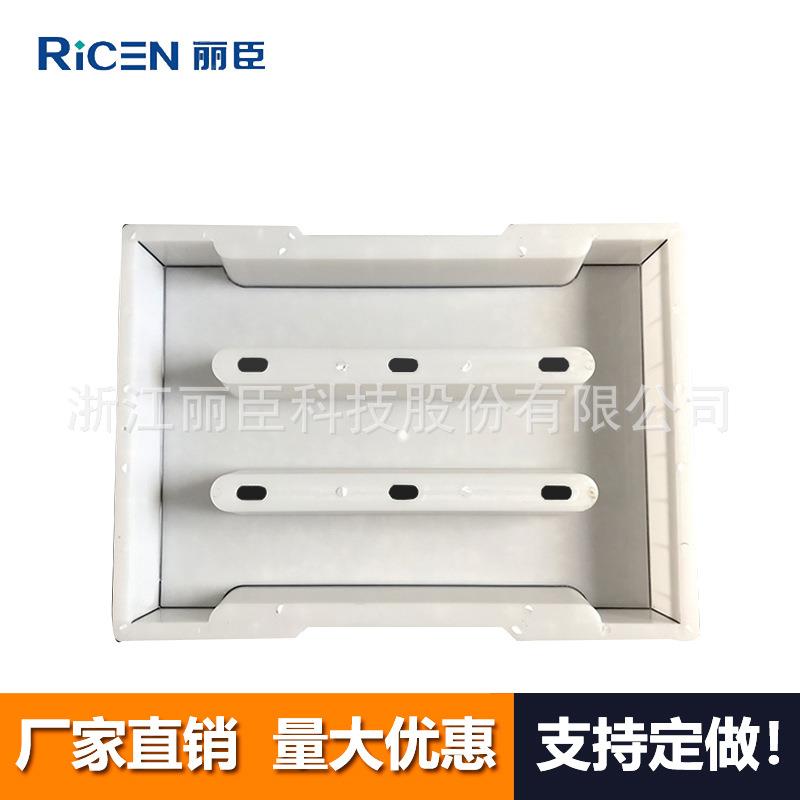 二孔雨水盖模具70x50x10cm 窨井盖塑料模盒 漏水盖板模具厂家