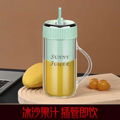 无线电动榨汁器便携式榨汁杯渣汁分离家用多功能迷你小型果汁机