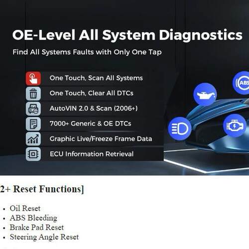 元征CRP919X Lite Car Diagnostic Tool OBD Scanner LAUNCH X431