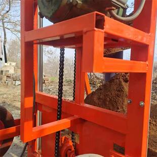 柴油电线杆挖坑机 四角架子房屋地基加固地质勘探钻孔机自动升降