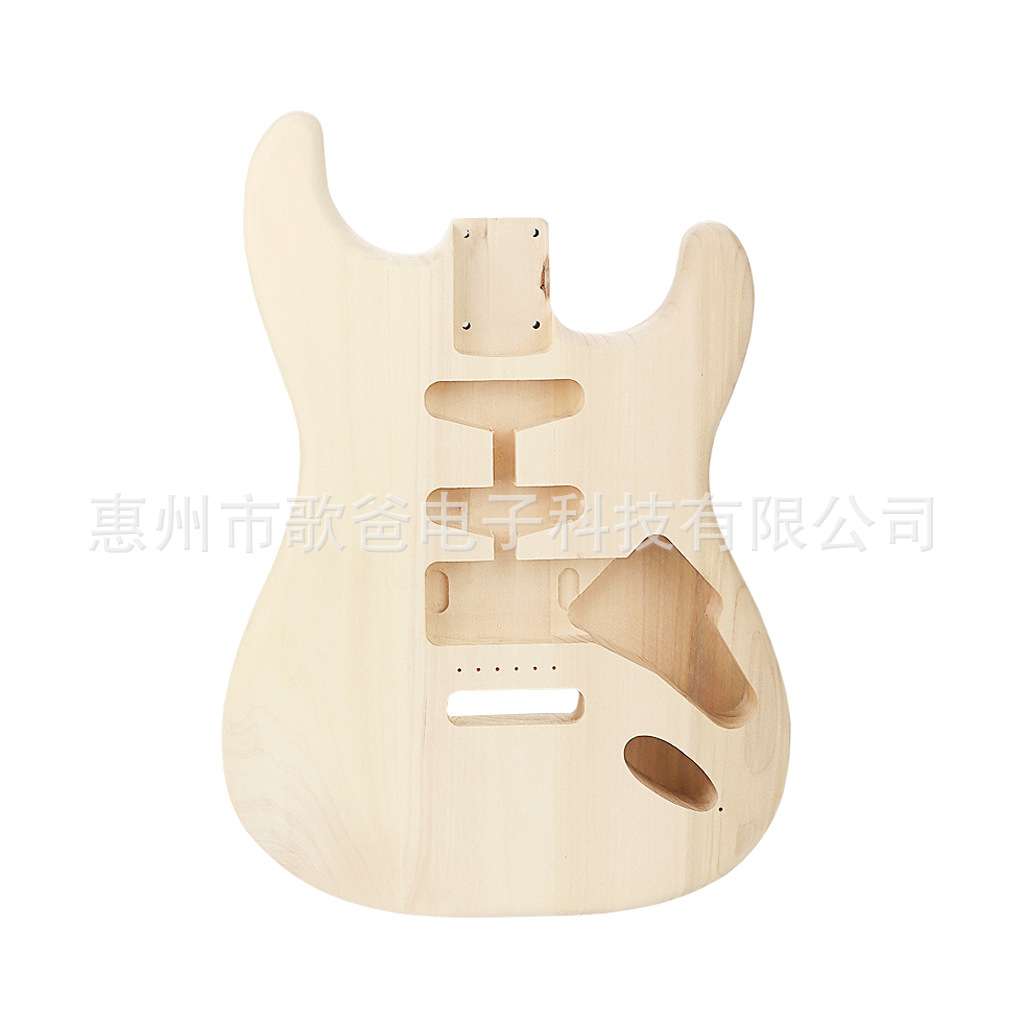 乐器配件 吉他用ST吉他杨木琴桶 单单双拾音器孔 凡歌