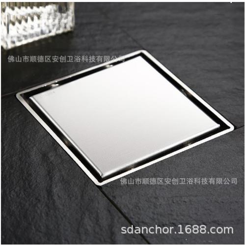 卫生间浴室下水道隐藏304防臭防堵地漏不锈钢隐形镶砖浴室大排量