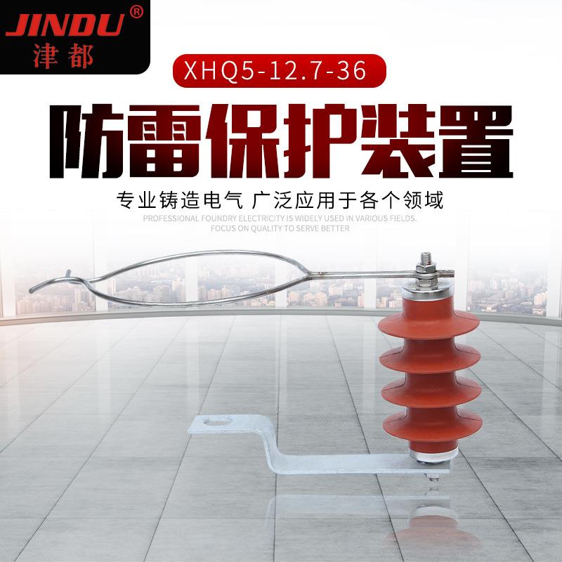 防雷保护装置XHQ5-12.7-36 过电保护器10KV 串联间隙避雷器