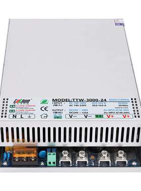 100-240VAC功率因数校正PFC功能DC385V390V400V2500W3000W电源