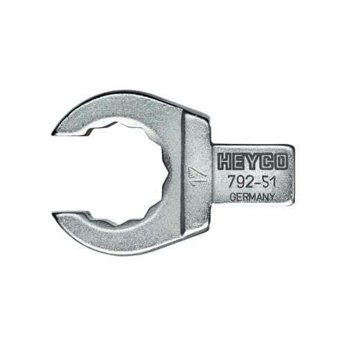德国Heyco 51541A/2/3/4/5/6/7/8/9/51550A/51 开口梅花扳手头