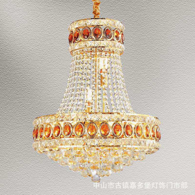 现代led餐厅吊灯创意欧式水晶吊灯个性楼道过道灯简约卧室灯具