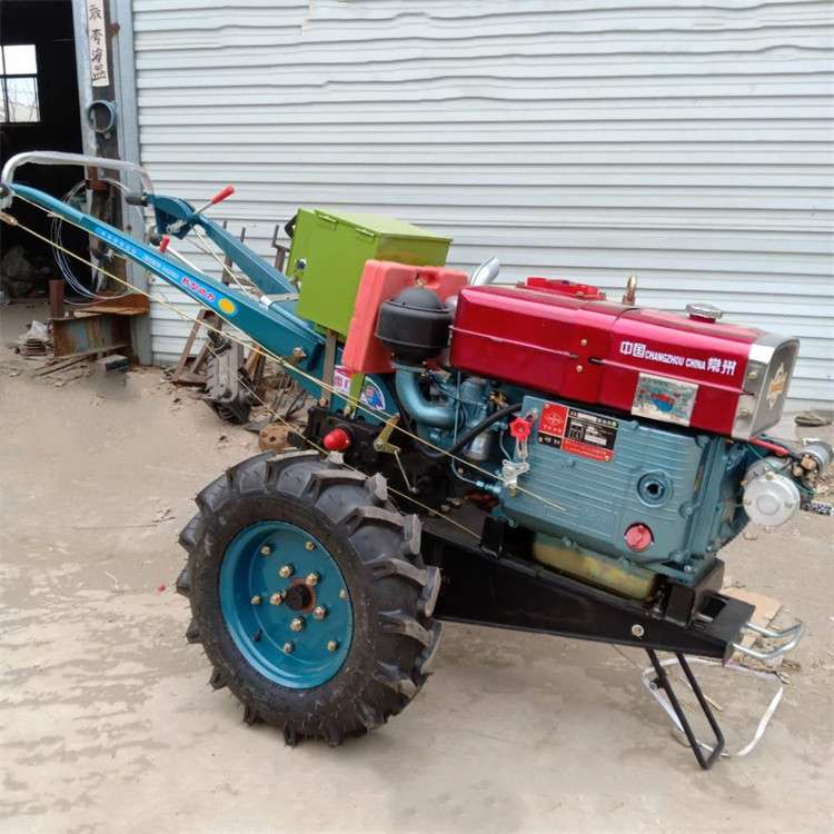 2021电动功能手扶拖拉机 手扶草莓开沟旋耕机 单行双行多行播种机