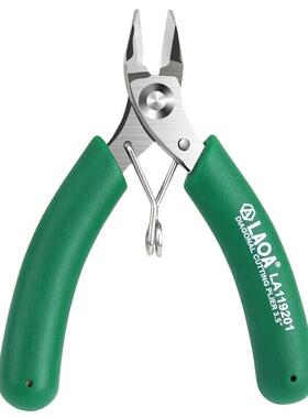 老A（LAOA）LA119201 不锈钢斜嘴钳防弹跳斜口钳子剪钳电子钳