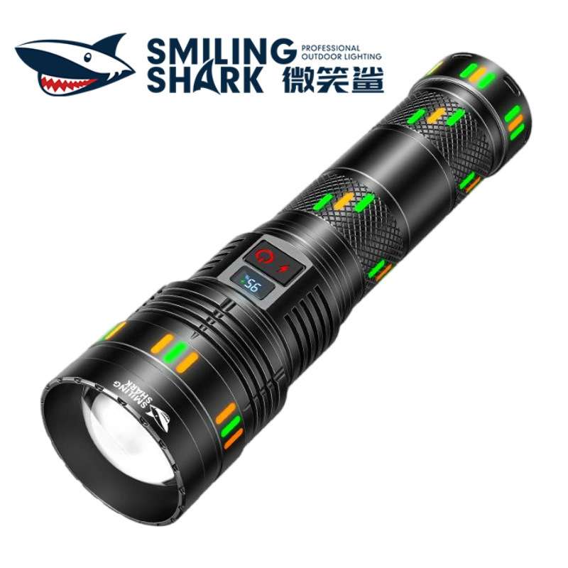 Outdoor lighting long range white laser flashlight charging