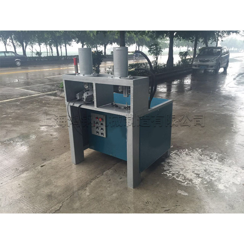 电动铁艺钢管冲孔机圆管冲弧口一次成型机全自动液压钢管咬口机