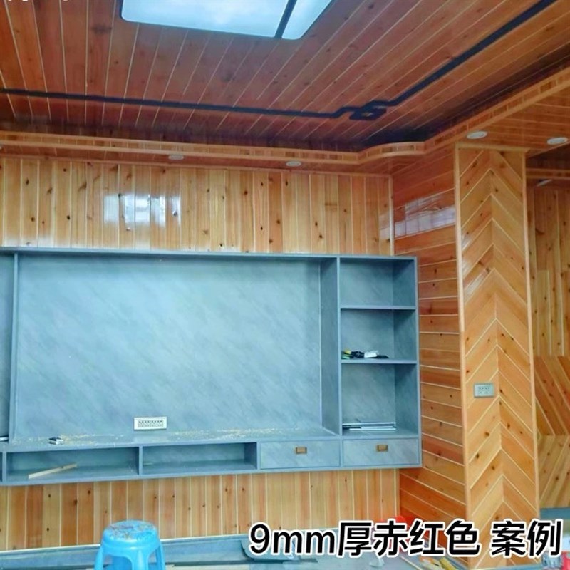 杉木扣板桑拿板沙木吊顶护墙板免漆实木室内阁楼木屋阳台防腐板材