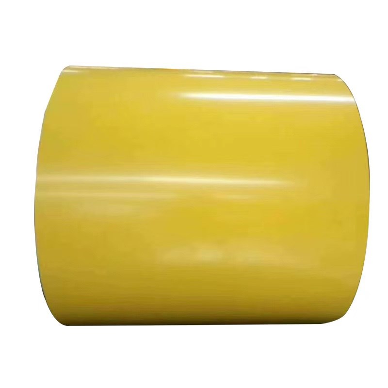 橘色黄色氟碳彩钢卷海灰乳白冰灰彩钢瓦镀铝锌屋面板小草瓦楞围挡