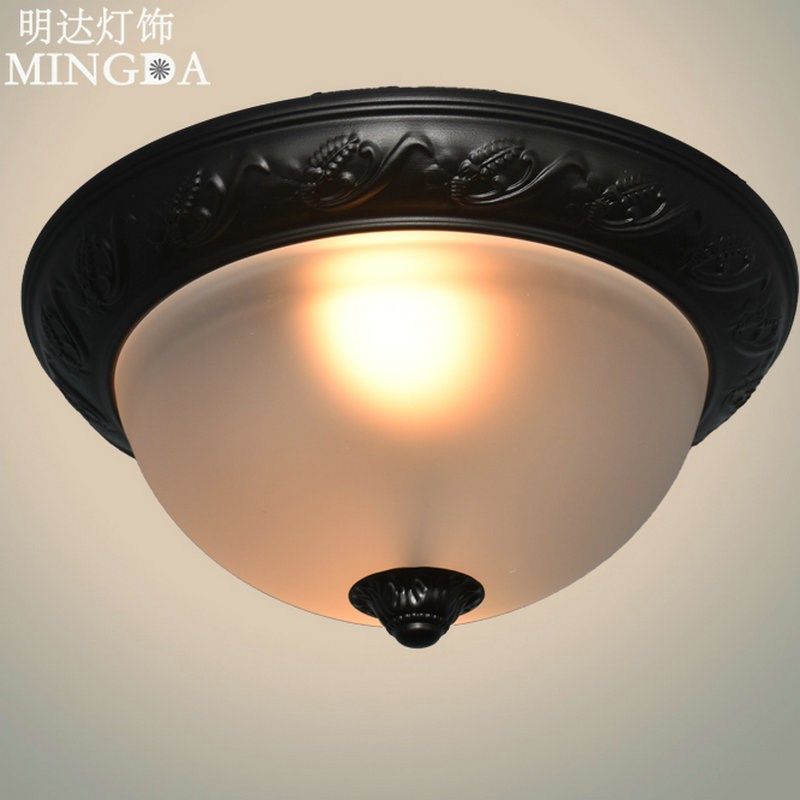 欧式吸顶灯简约美式阳台灯书房过道卧室田园灯具走廊餐厅铁艺灯饰,家装灯饰光源,客厅吸顶灯,淘宝优惠券,粉丝福利购,淘宝优惠卷