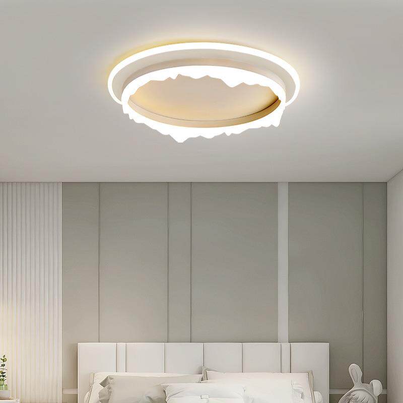 主卧室灯简约现代温馨浪漫圆形极简2026年新款广东中山吸顶灯具