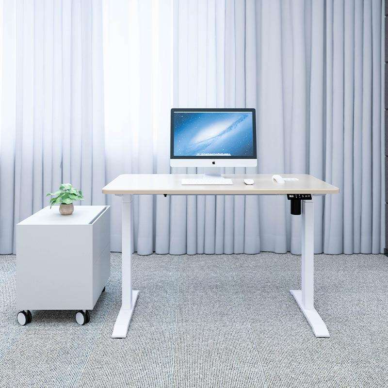 办公室办公桌四人位办公家具简约现代单人家用单双电机电动升降桌