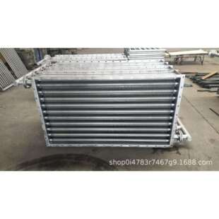 翅片管散热器 高频焊翅片管蒸汽散热器 工业大棚螺旋式蒸汽换热器