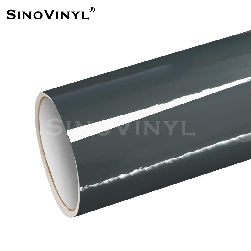 卡莱克三层光面改色膜光黑车身膜哑光黑汽车贴膜改色施工内饰装饰