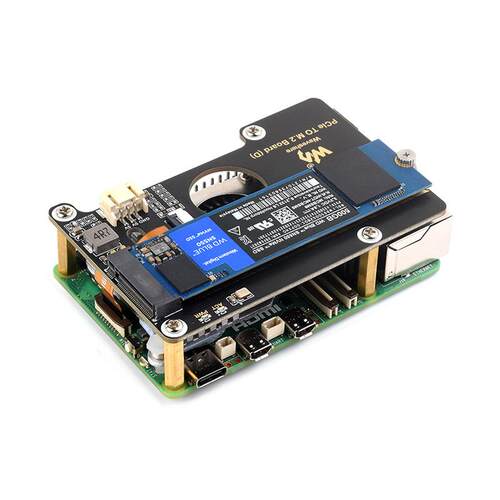 树莓派5代PCIe转M.2转接板8Gbps传输Raspberry pi5扩展板M.2接口