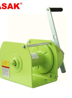 台湾帕萨克手摇绞盘PSK重型手扳绞车JC系列自锁手摇绞车卷扬机
