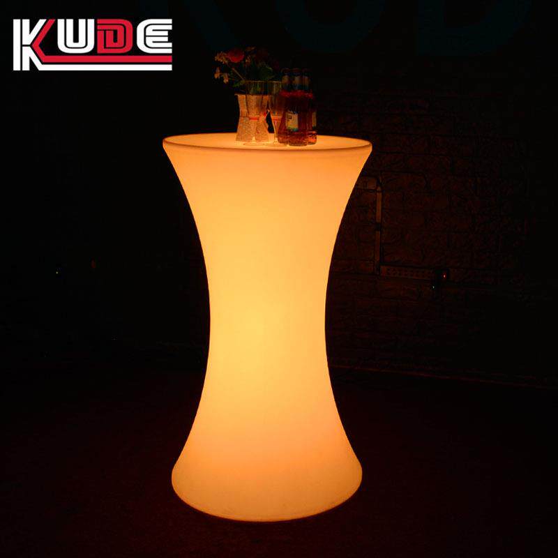 酒吧高脚桌餐桌发光家具红外遥控led七彩小蛮腰吧台商用吧台桌