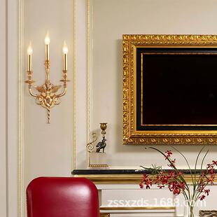 欧式全铜壁灯法式客厅餐厅卧室走廊玄关创意书房别墅奢华大气