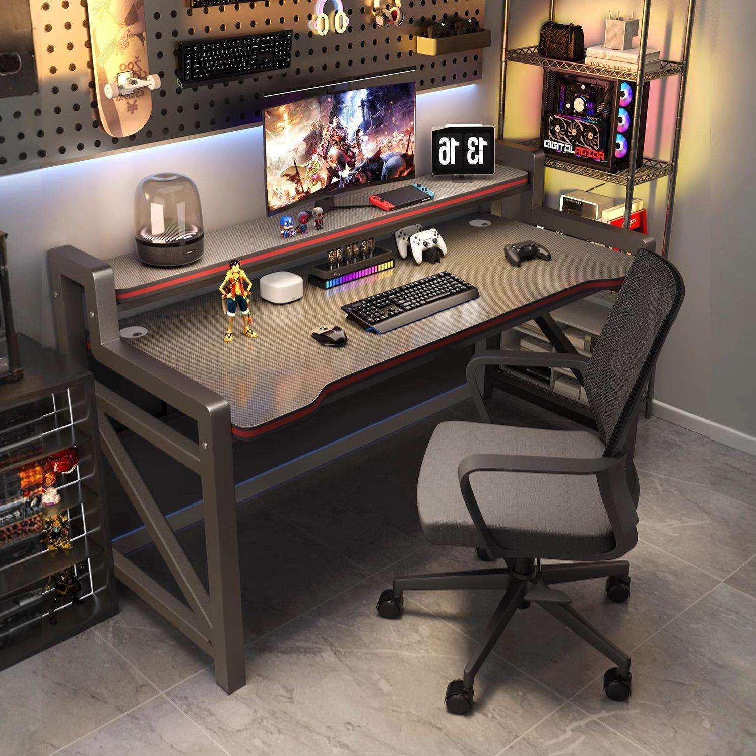 全品屋网咖桌台式电竞桌子双层电脑桌加固防掉烂家用出租屋科技感,鲜花速递/花卉仿真/绿植园艺,割草机/草坪机,淘宝优惠券,粉丝福利购,淘宝优惠卷