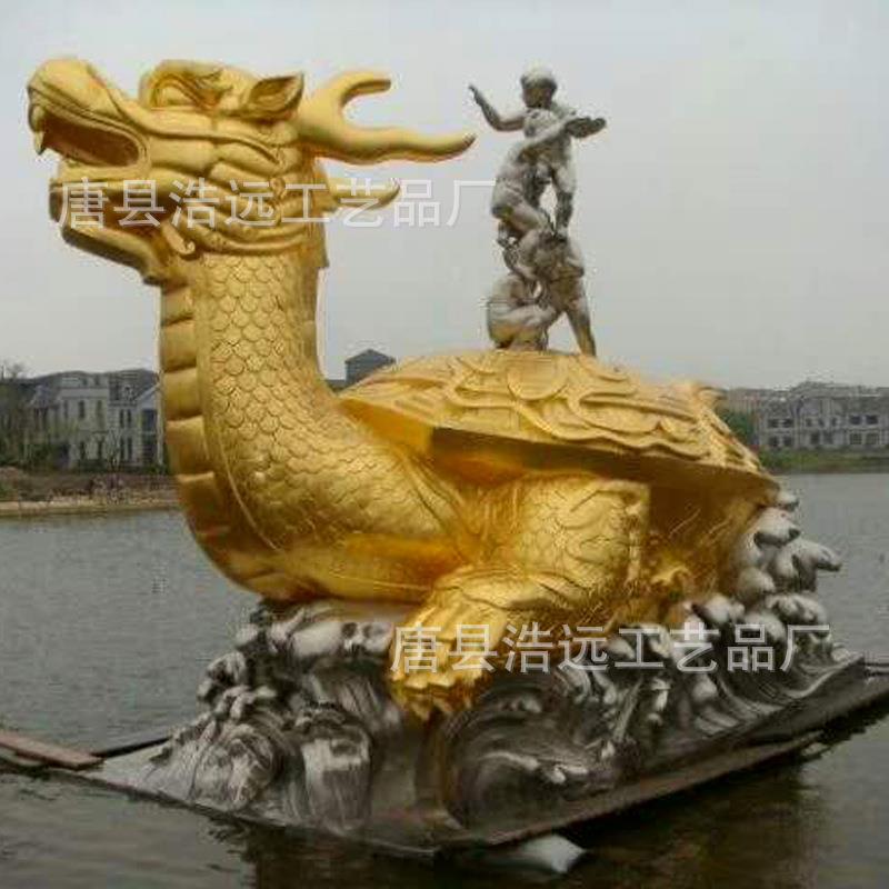 大型纯铜生肖龙雕塑大号铸铜金属龙喷泉水装饰品城市广场景观摆件
