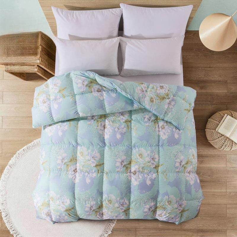 羽绒 被壳 棉质自充绒羽绒被半成品防钻绒毛子高密内胆芯防羽面料