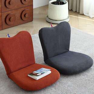 榻榻米座椅可折叠床上靠背椅飘窗椅子小沙发躺椅坐垫一体靠椅单人