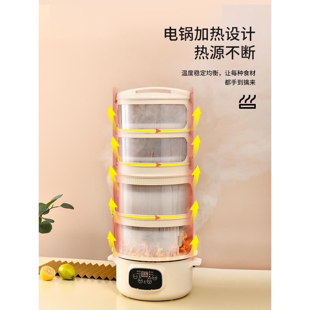 加热保温菜罩家用多层冬季盖菜罩子可折叠剩菜收纳盒饭菜保温
