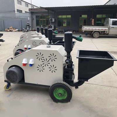 双缸双速柱塞式砂浆喷涂机垂直泵送40米 保温砂 水泥砂浆喷浆机
