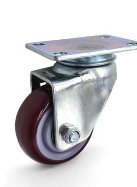 SK6-Z75108P工业脚轮3寸平底万向轮移动活动轮子高座超重型脚轮批