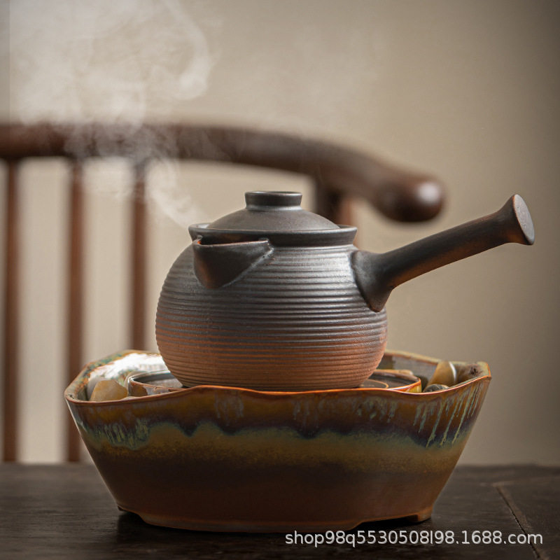 瓷耕堂围炉煮茶家用室内烤红薯静音电陶炉煮茶器碳烤煮茶壶直销