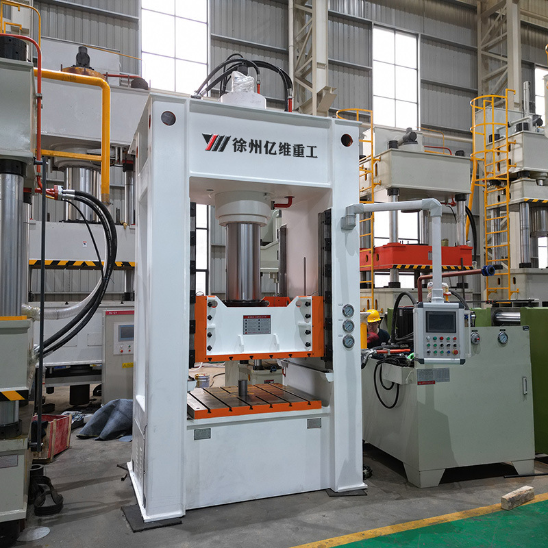 徐州锻压315T框架液压机金属拉伸成型伺服压力机导轨式龙门油压机