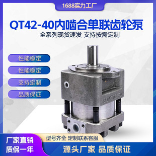 液压油泵机器 全自动 注塑设备内啮合单联齿轮泵机械用机QT42