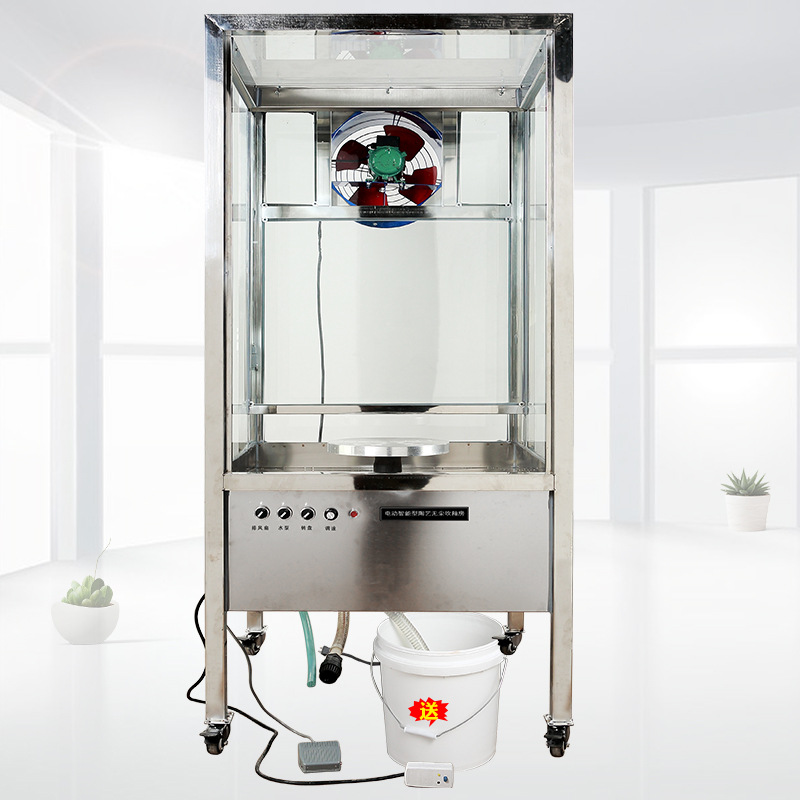 加工定制陶瓷上色机景德镇陶艺设备水洗无尘施釉台全自动喷釉机