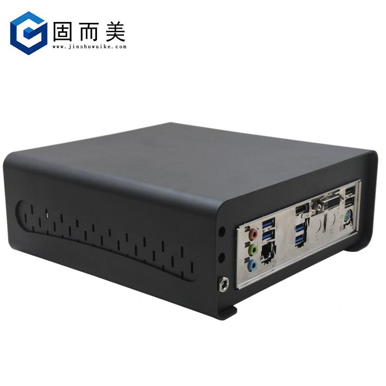 电子卧式itx1可台式小机箱定制微型主机桌面*1外壳77miniITX迷你