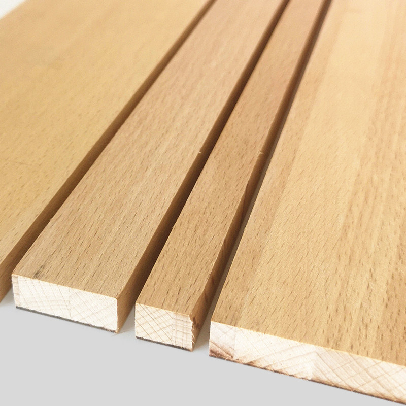 高档榉木板材 硬原木条实木板木棍木棍隔板木架板条家俱木线条料