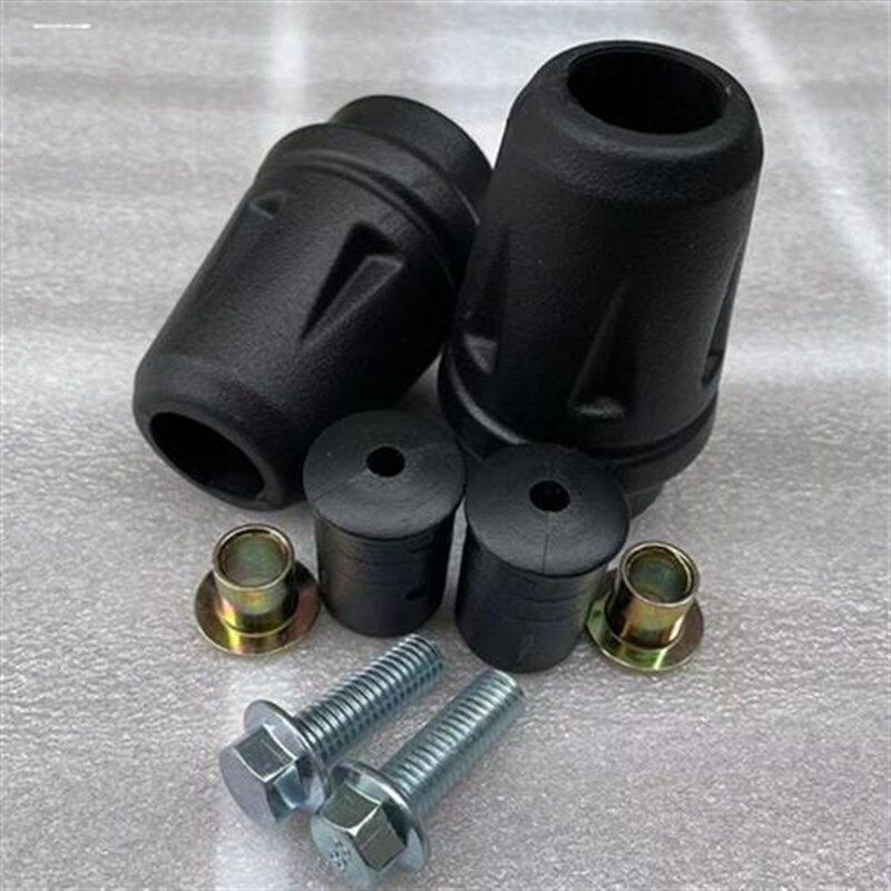 适用nk250sr保险杠球堵头摩托车gsx250防摔杠棒无极300ac护杠胶头